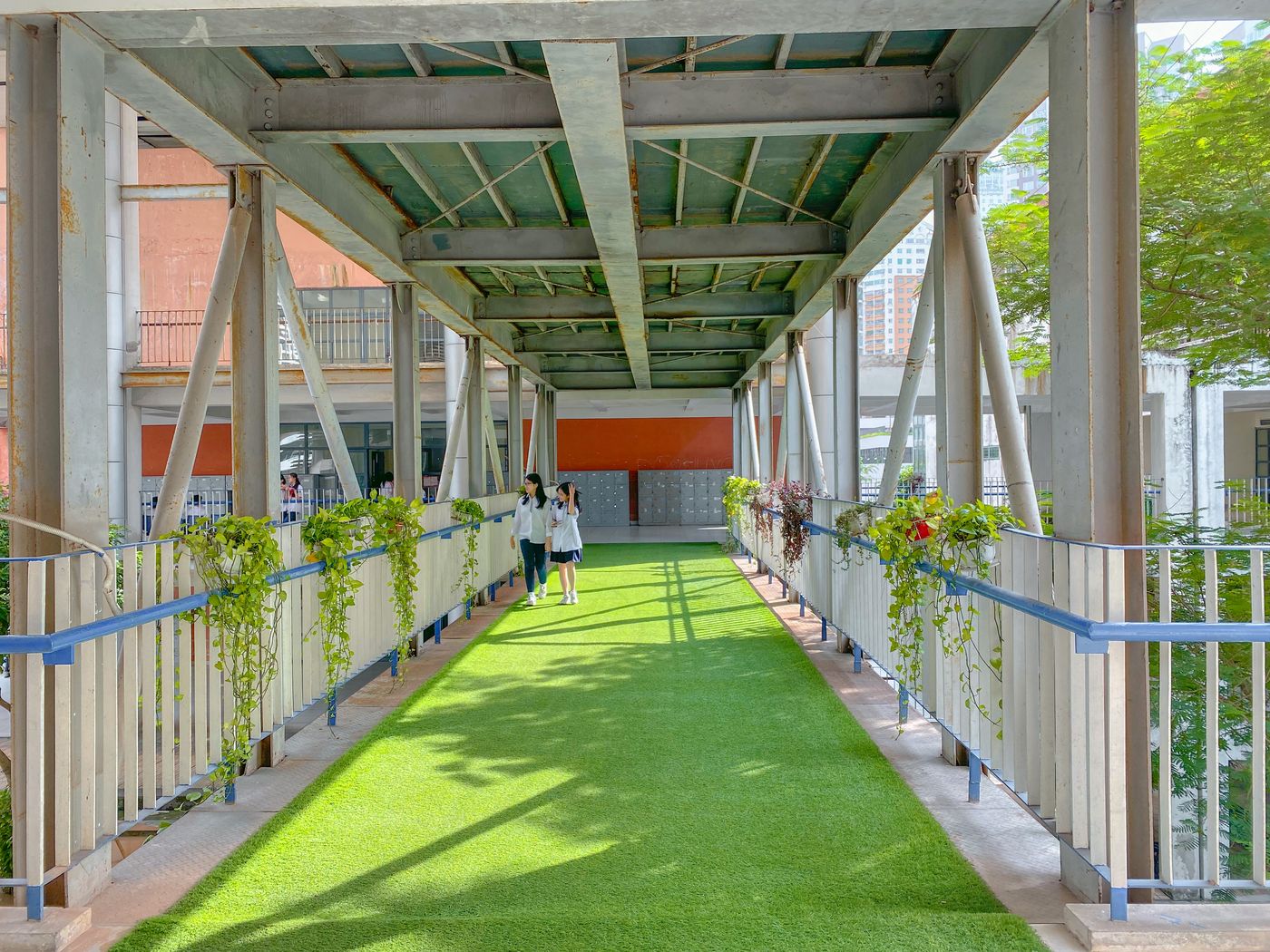 Khuôn viên Trường THPT chuyên Hà Nội – Amsterdam